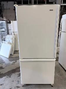 Réfrigérateur 30po Blanc congélateur en bas | 596.66032601