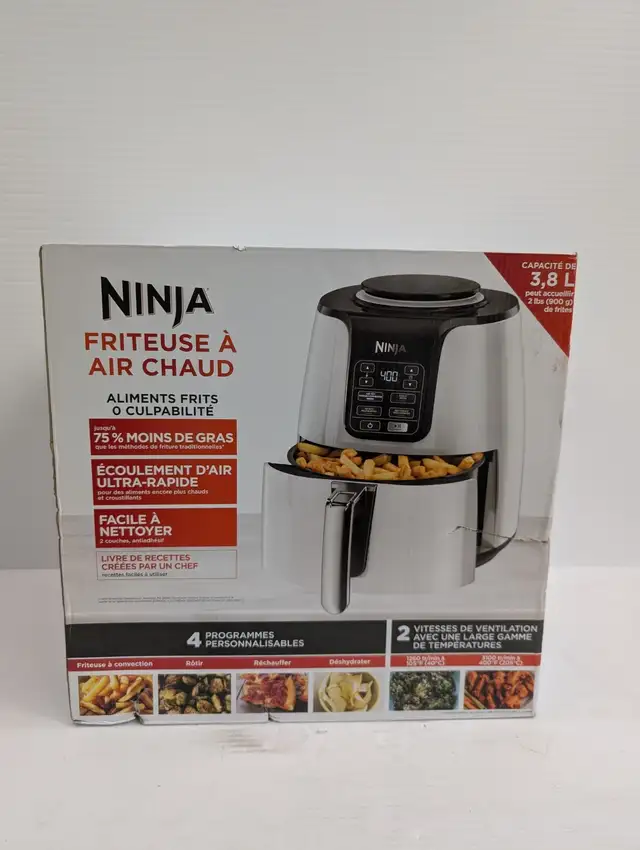 (B4686) Ninja af100cwh Air Fryer (In box)