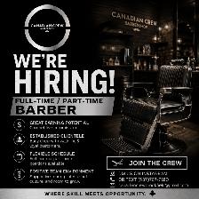 Canadian Crew Barbershop - Hiring Barber