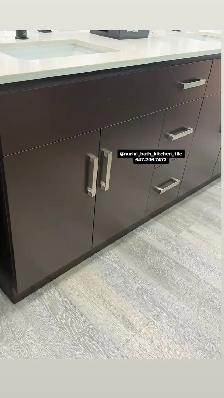 Bathroom Vanity, Kitchen Cabinet, Mirror, Countertop