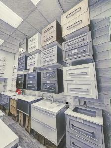 Bathroom Vanity, Kitchen Cabinet, Mirror, Countertop - Photo 8