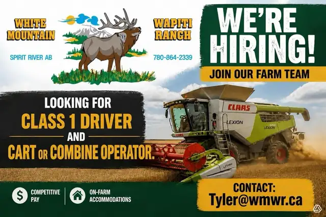 Looking for seasonal farm help