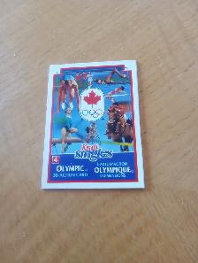 Carte Olympique Kraft Singles 3D Action Card 1992 (270726 - Photo 3