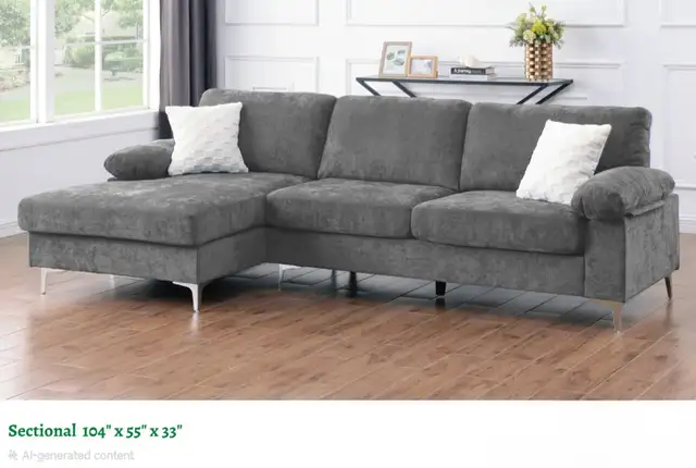 New L Shaped Wonderful Sofa With Free Shipping