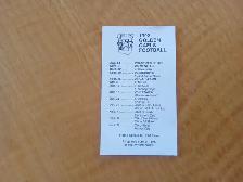Schedule 1992 Football Queens Golden Gaels) Ontario (270726-507) - Photo 2