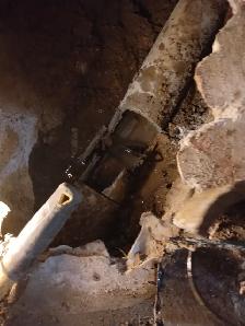 DRAIN SNAKE ROUGH IN SUMP PUMP ISSUE WATERPROOFING WET BASEMENT - Photo 9