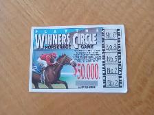 Carte Vintage winners circle horserace game (270726-379)