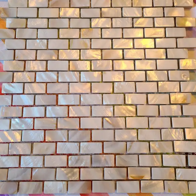 Stylish shell mosaic mother of pearl Tile 12'×12'