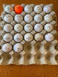 Golf Balls (Callaway, TaylorMade, Titleist, Noodle, Srixon)