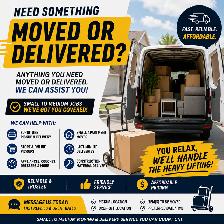 AFFORDABLE SMALL MOVING & DELIVERY SERVICES – UNBEATABLE PRICES!