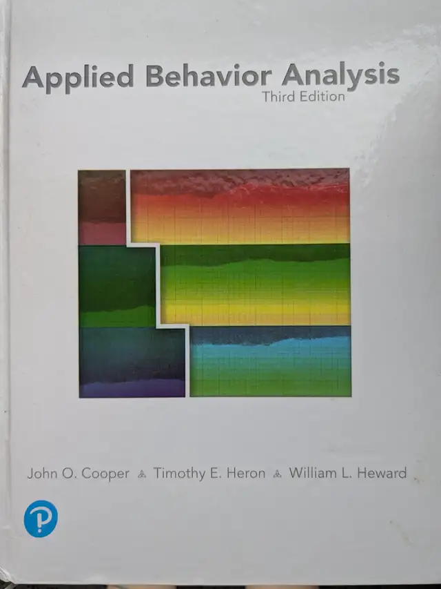 Applied Behavior Analysis (3rd Edition) – Cooper, Heron & Heward