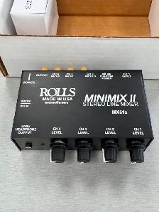 Rolls MX51S Mini-Mix 2 Four-Channel RCA Mixer - Photo 2