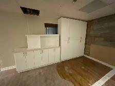 4 piece kitchen counter and cupboard