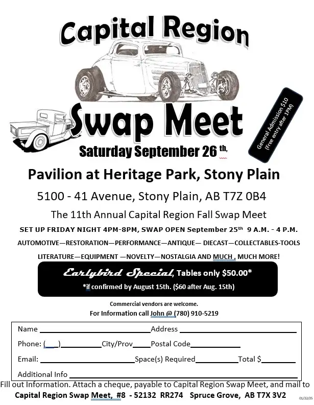 11th Annual Fall Capital Region Automotive Swap Meet