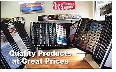 Complete wall to wall carpet installation services.