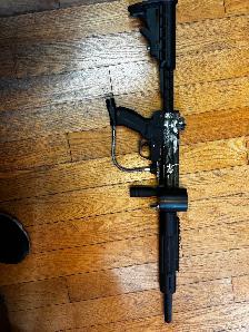Paintball gun. Tippman A5.  With sniper barrel in good shape - Photo 4