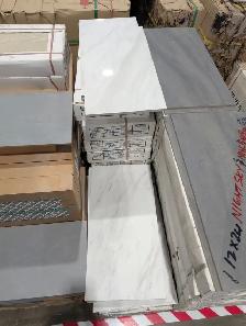 $1.99/SF 12x24 CARRARA IN STORE TILE - BUY ALL DEAL