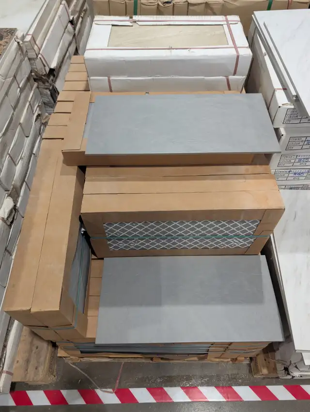 $2.50/SF IN STORE GREY SLATE TILE CLEARANCE SALE!