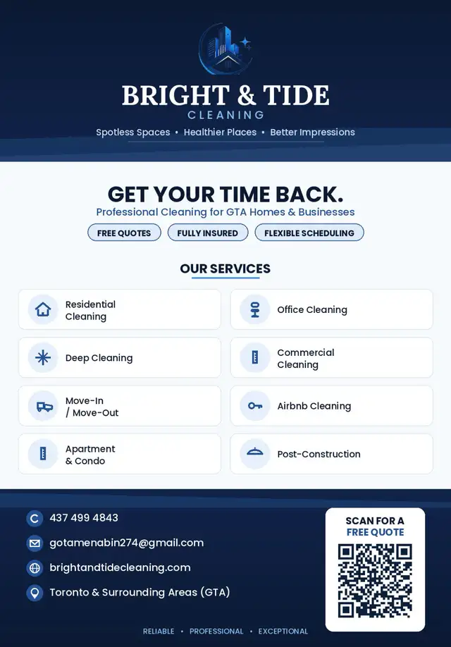Professional Residential & Commercial Cleaning Services