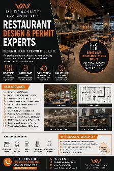 Restaurant Design & Permit Drawings | Ontario Building Code