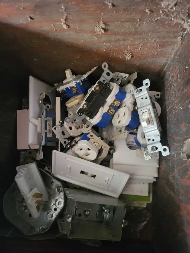 various electrical and lighting items