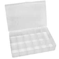 Storage Bin 17 Compartment For Beads 7' x 10.5' Transparent
