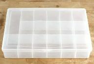 Storage Bin 17 Compartment For Beads 7' x 10.5' Transparent - Photo 2