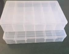 Storage Bin 17 Compartment For Beads 7' x 10.5' Transparent - Photo 3