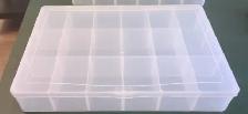 Storage Bin 17 Compartment For Beads 7' x 10.5' Transparent - Photo 7