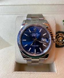 Rolex Datejust 41 Blue Dial – Oyster Bracelet – Brand New - Photo 3