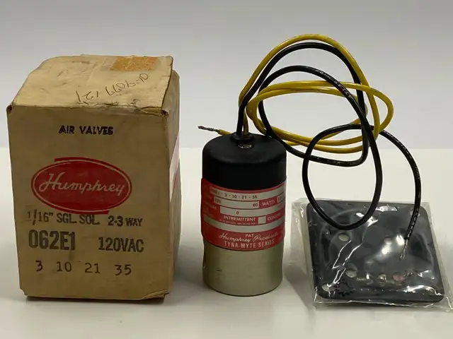NEW Humphrey Products Dyna-Myte Air Valve! 062E1-3-10-21-35
