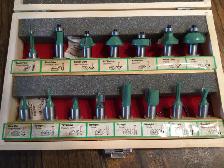 15 piece Router Bit Set