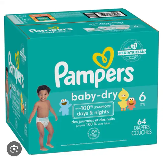 Couches Pampers Baby Dry #6