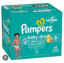 Couches Pampers Baby Dry #6