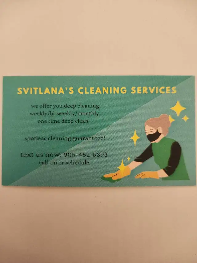 Cleaners in Milton and Area