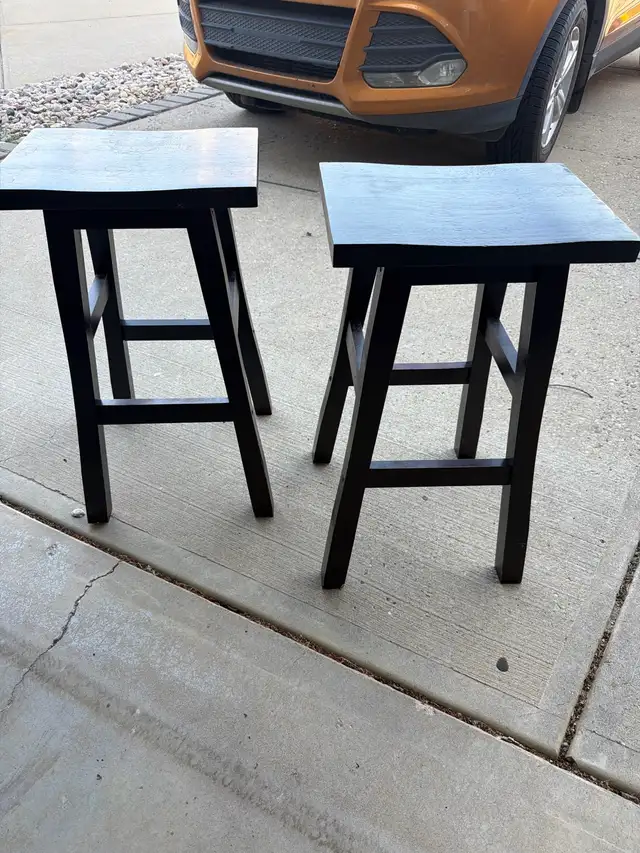 two bar stools