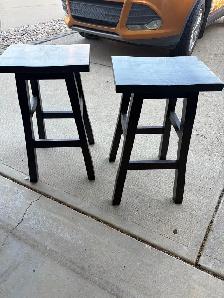 two bar stools