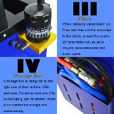 DC12V Auto Transmission Cleaning Oil Exchange Blue 053359 - Photo 4