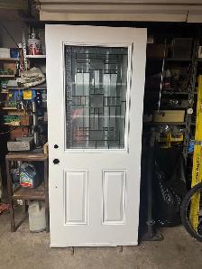34 INCH STEEL ENTRY DOOR FOR SALE