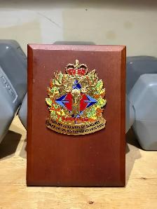 Vintage Canadian Forces Military Plaque Collection – 7 Pieces - Photo 3