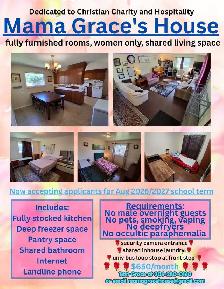 Furnished Rooms, Women Only