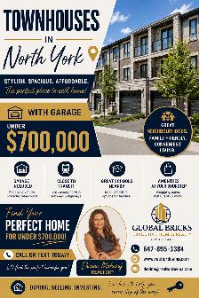 TOWNHOMES IN NORTH YORK UNDER $700,000