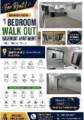 BRAND NEW LEGAL 1-BEDROOM BASEMENT APARTMENT – BRAMPTON