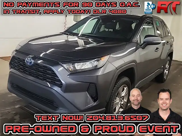 2023 Toyota RAV4 Hybrid LE AWD - Apple CarPlay / Android Auto, X