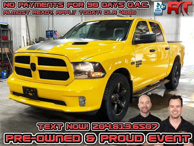 2019 Ram 1500 Classic Express 4X4 - Backup Cam, Bluetooth
