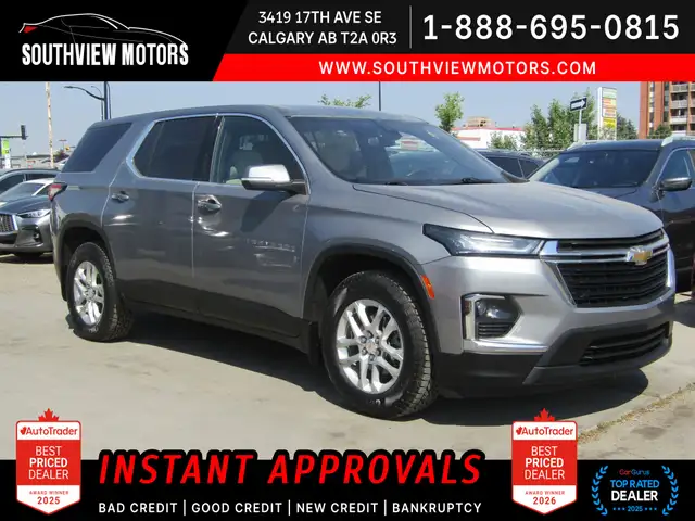 2023 Chevrolet Traverse AWD LS Apple CarPlay | 8.Passenger |B.Ca
