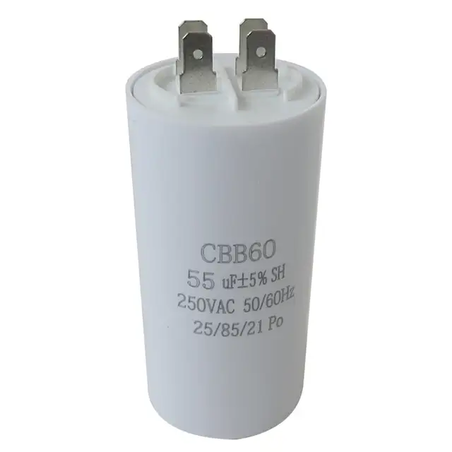 Garage Door 55 MFD 250V CBB60 Capacitor for Single Phase Motor,
