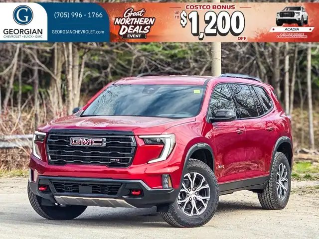 2026 GMC Acadia AT4- Trailering Pkg - Heated Seats and Steering