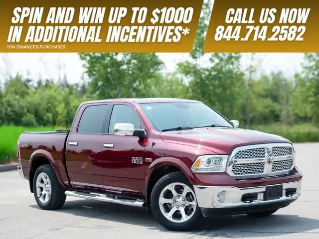 2017 Ram 1500 Laramie - Multi-Zone A/C | Power Seats