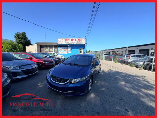 2013 Honda Civic LX 188KM CERTIFIED-WARRANTY